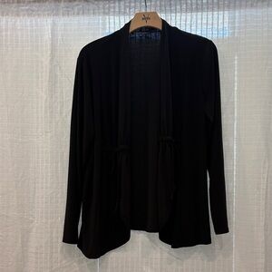 Carol Rose Black Shimmer Cardigan